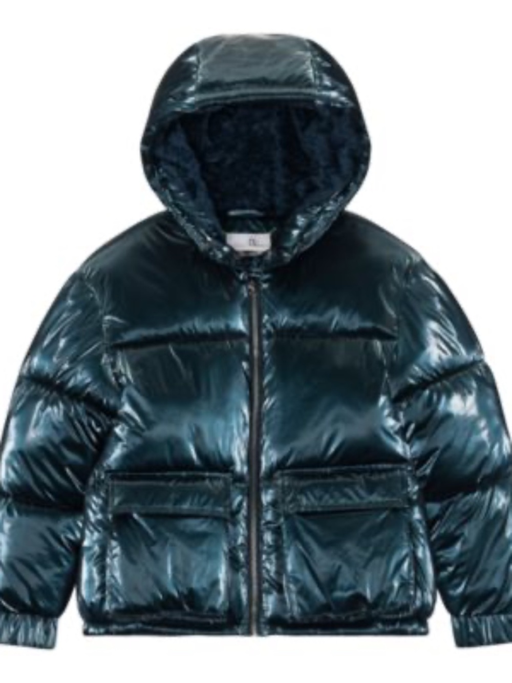 Sam Edelman Big Girls' Shimmer Puffer Jacket - size Large - NEW